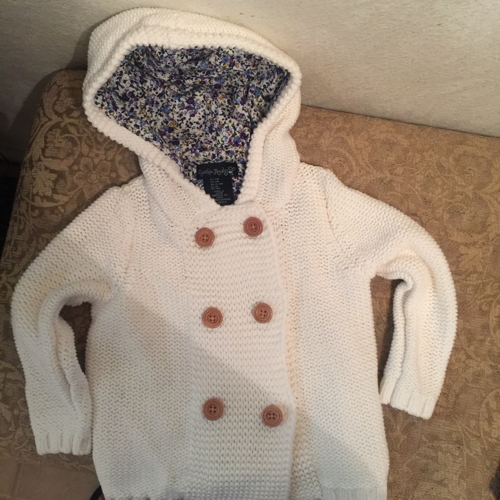 Cynthia Rowley Hooded Cardigan 18M